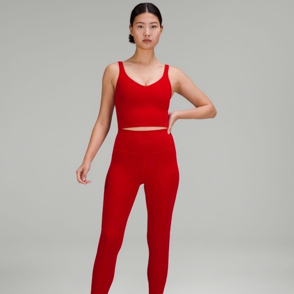 lululemon athletica Tops - Lululemon Athletica Red Align Tank 14